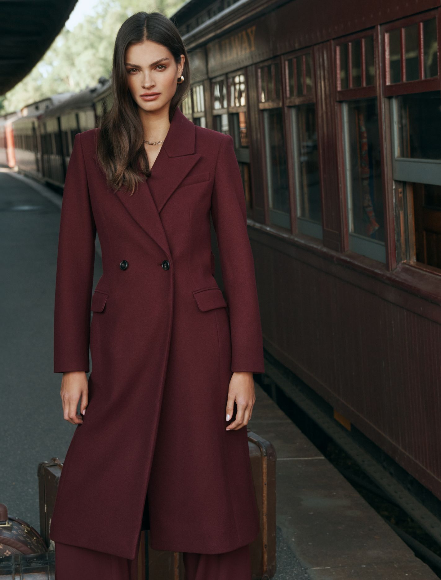 Kai Tailored Coat Shiraz
