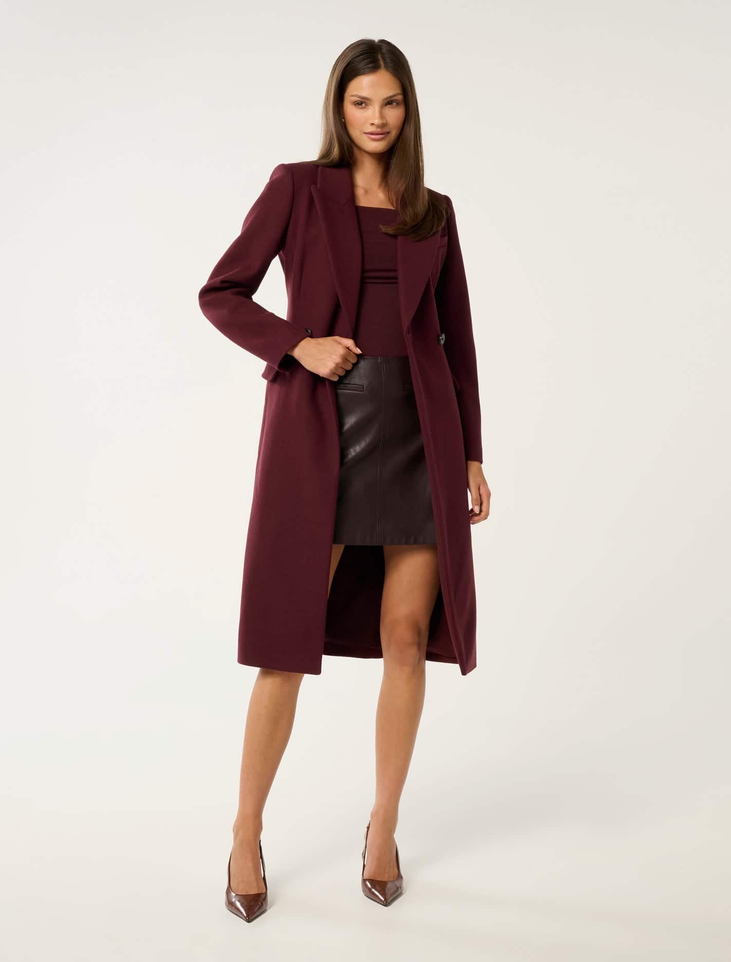 Kai Tailored Coat Shiraz