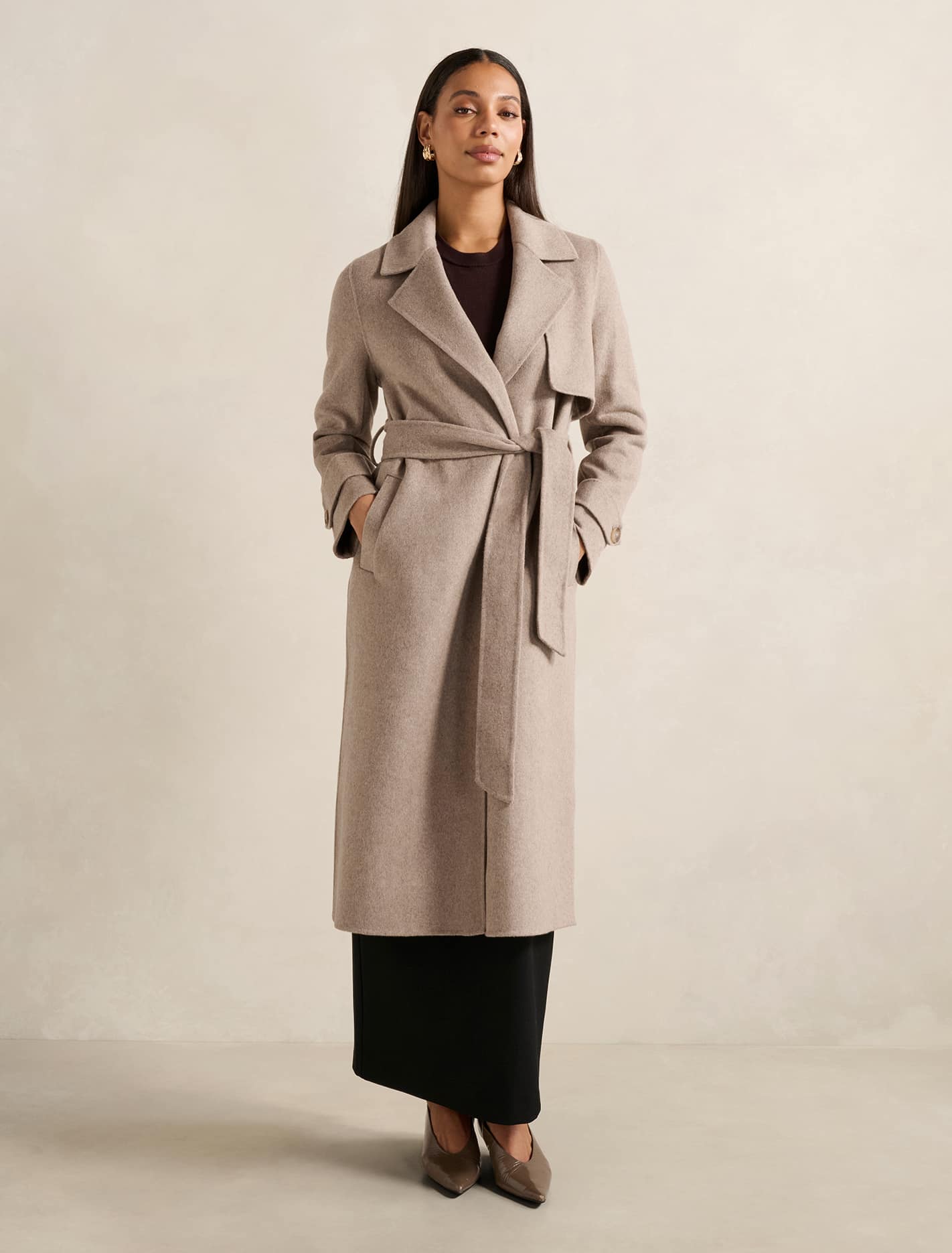 Elise Felled Trench Taupe
