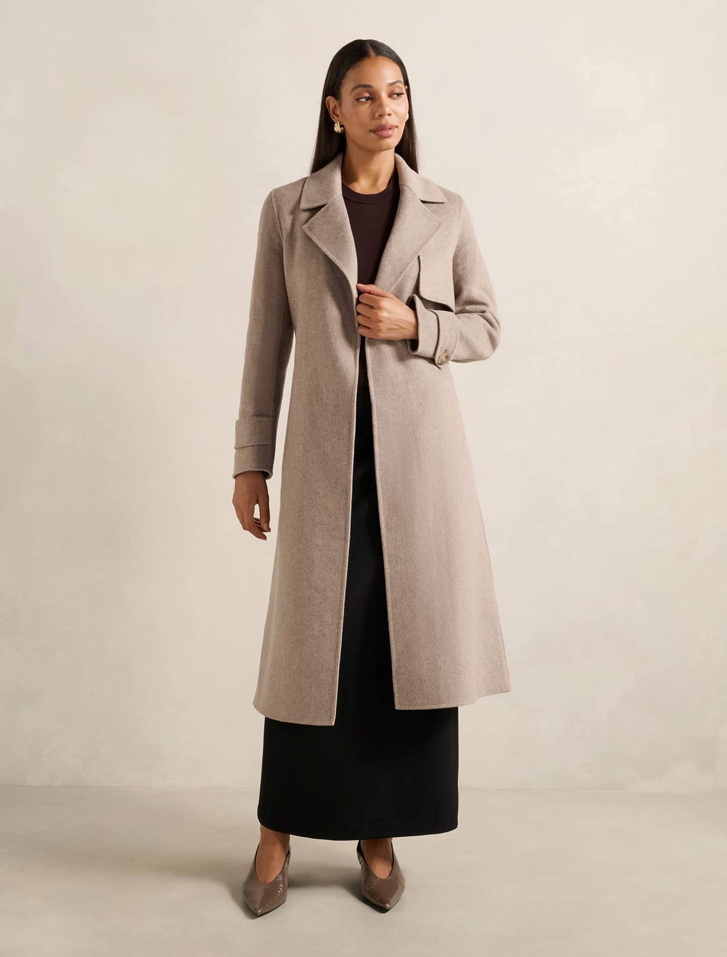 Elise Felled Trench Taupe