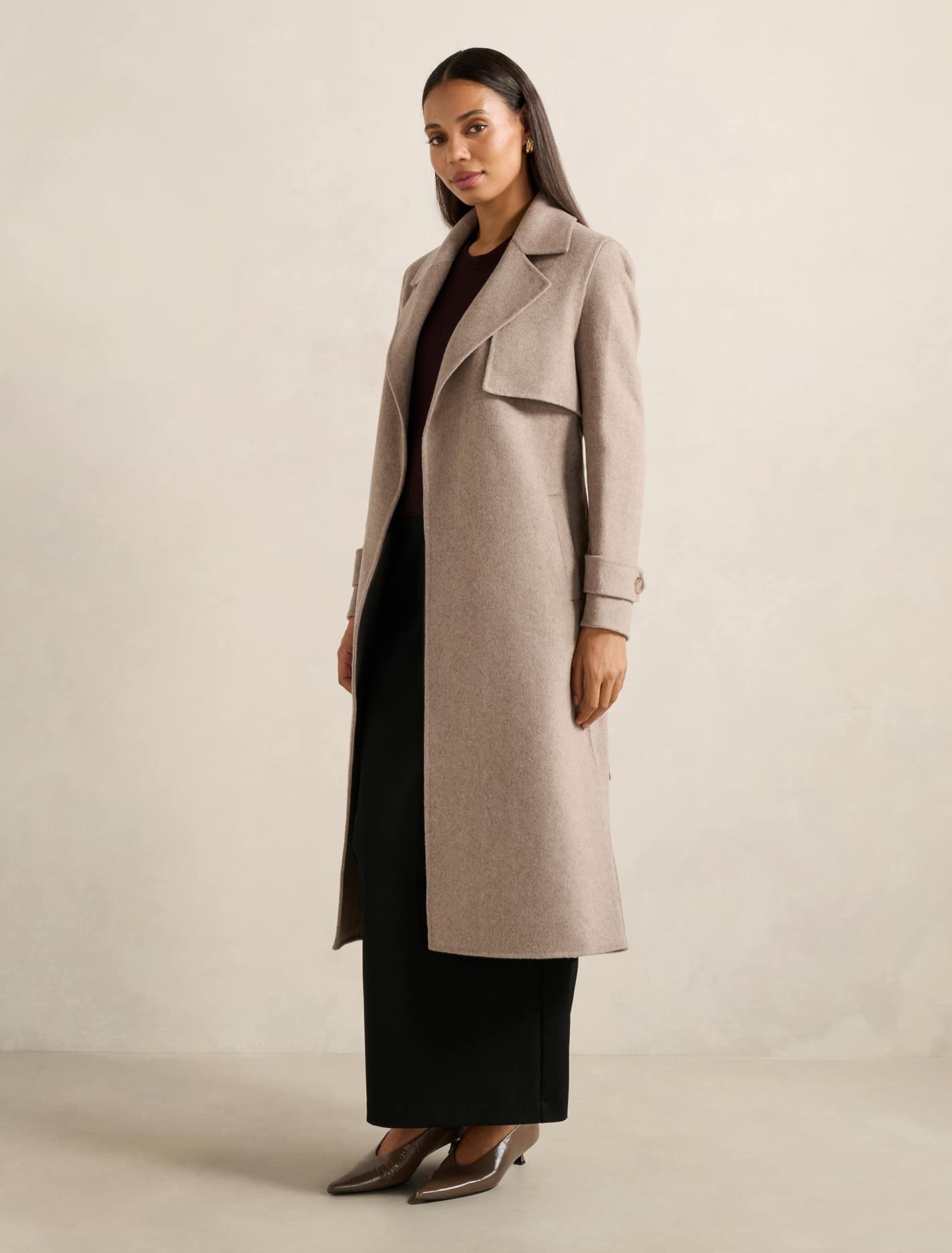 Elise Felled Trench Taupe