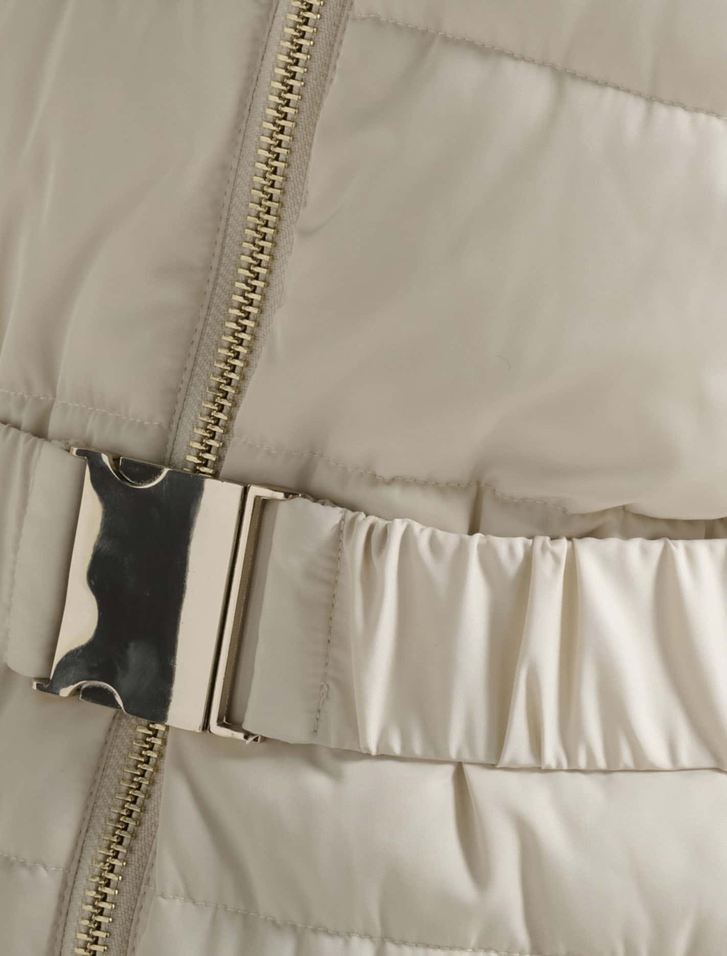 Sandra Long Puffer Coat True Cream