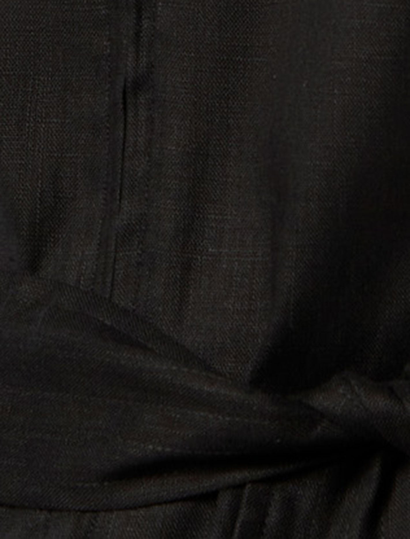 Daisy Tie Front Vest Black