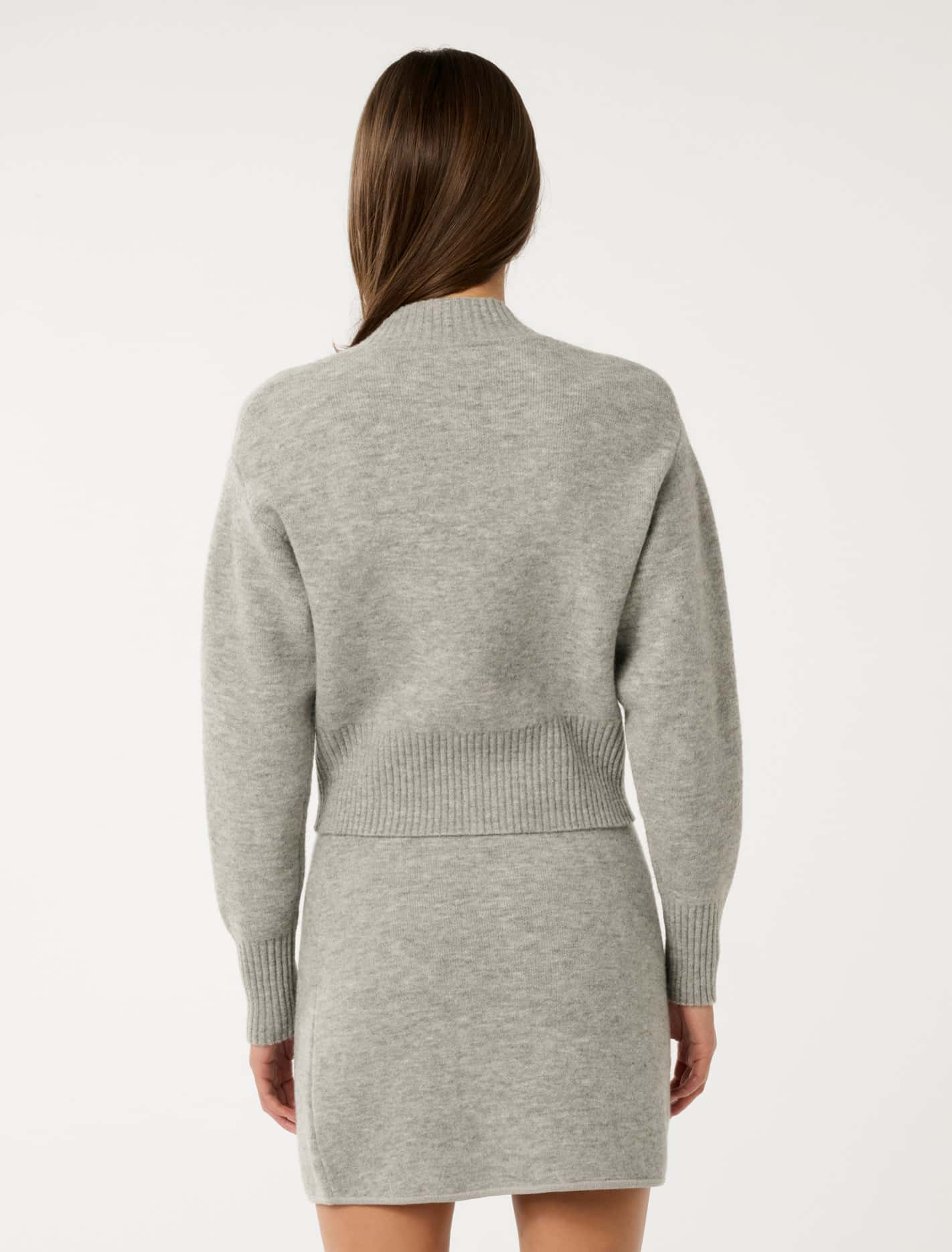 Mariella Knitted Bomber Grey