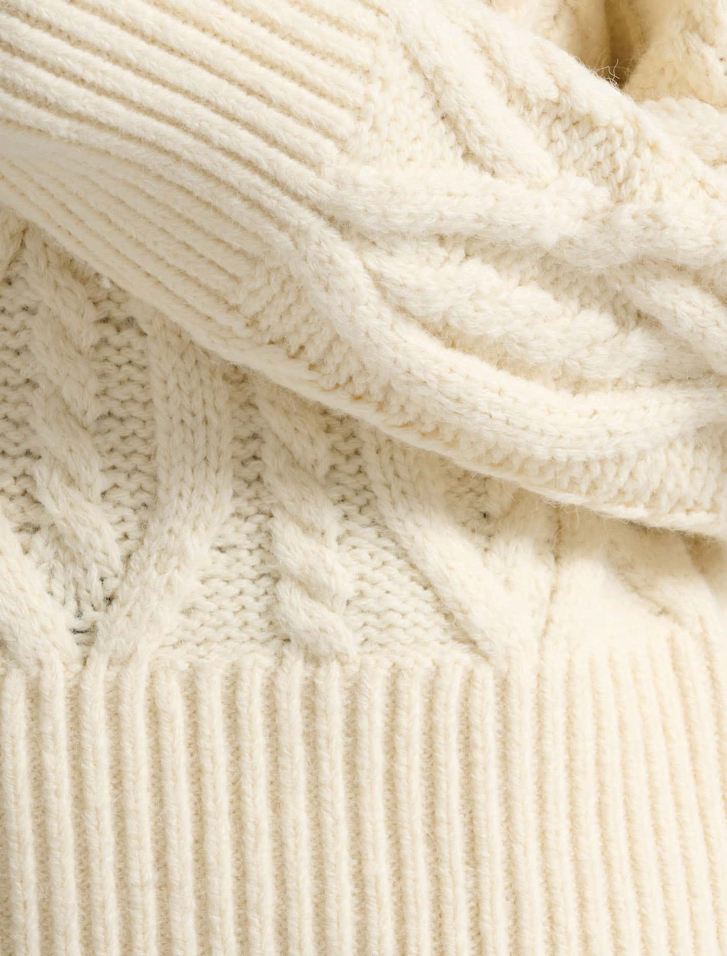 Audrina Cable Knit Jumper Butter