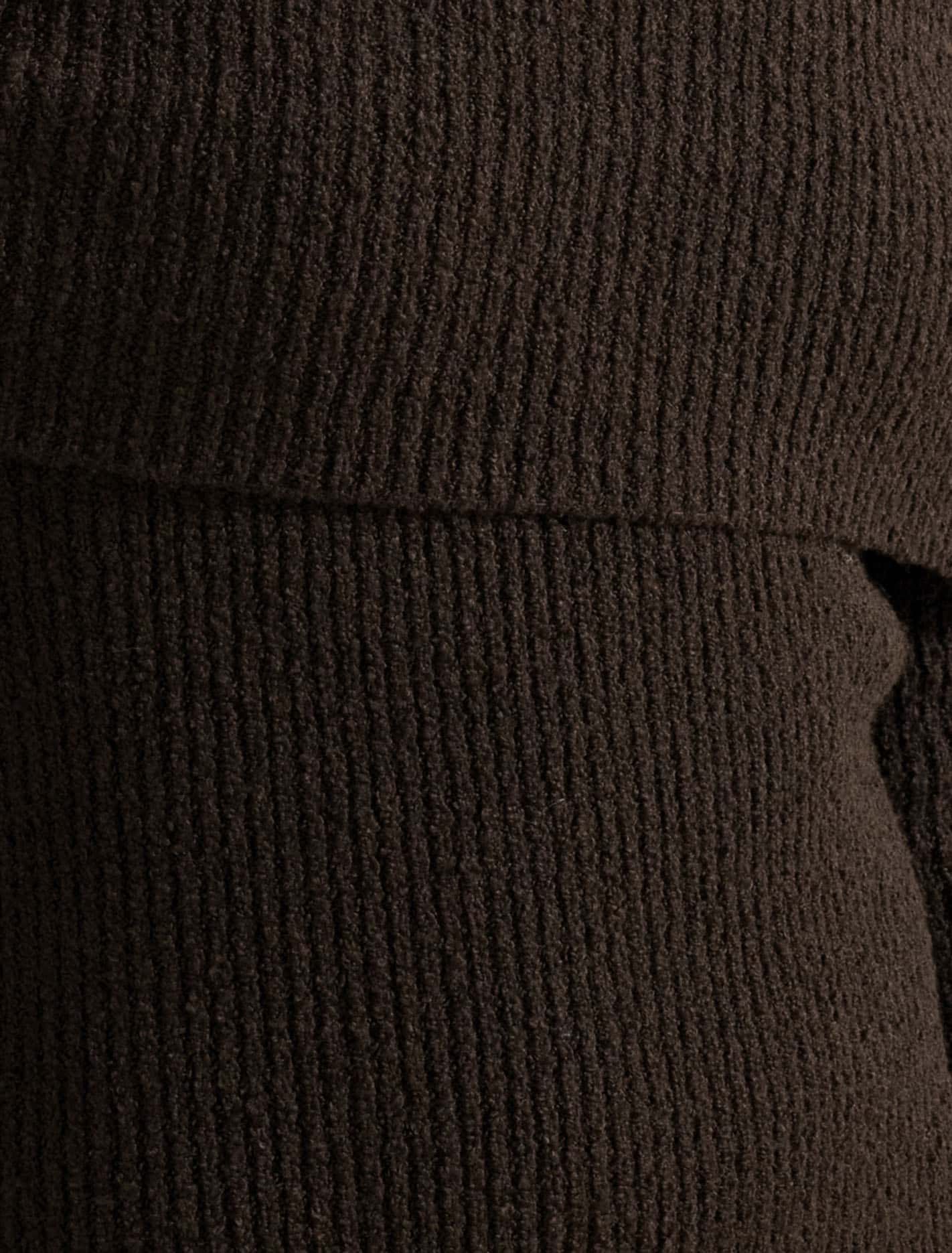 Alexa Boucle Midi Dress Shadow Brown