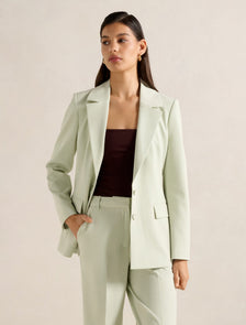 Veda Nipped Waist Blazer Peppermint Suit