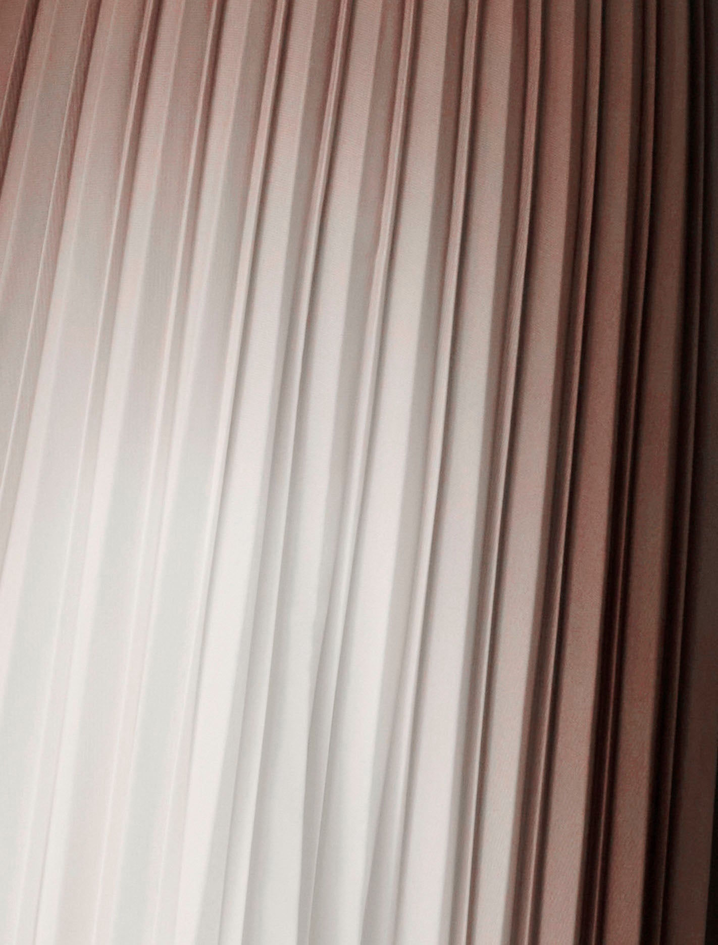 Riley Curve Ombre Pleat Midi Dress Chocolate