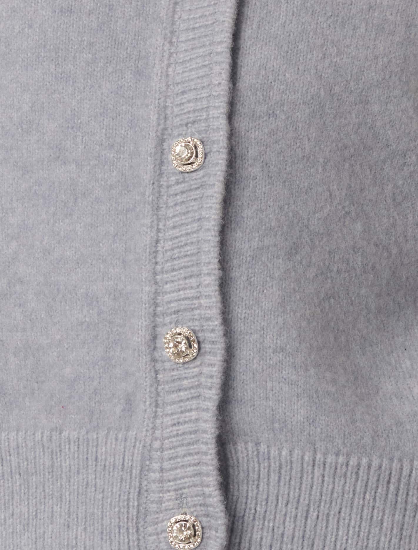Violet Teen Jewel Cardigan Powder Blue