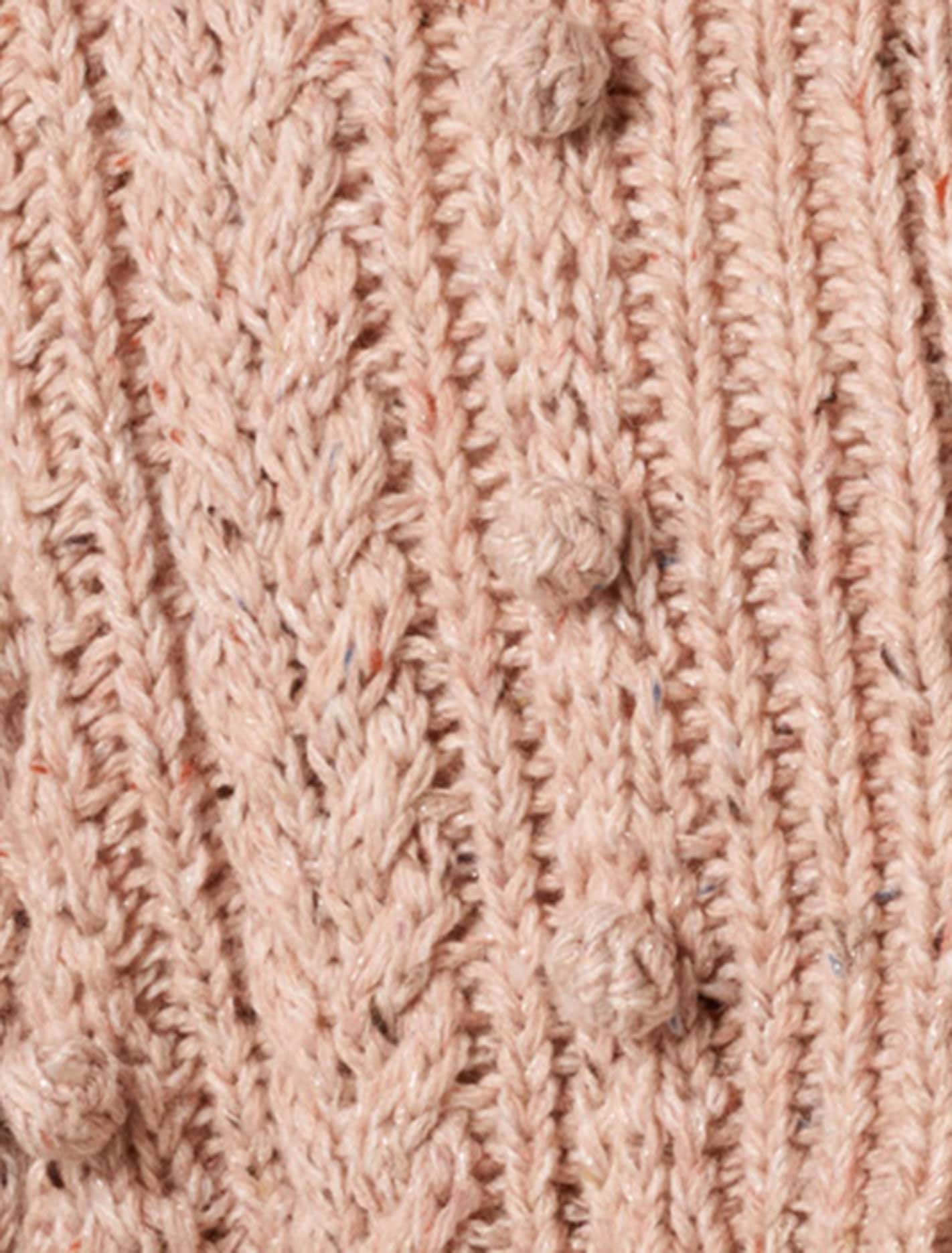 Maxine Teen Pom-Pom Cardigan Peach Glimmer