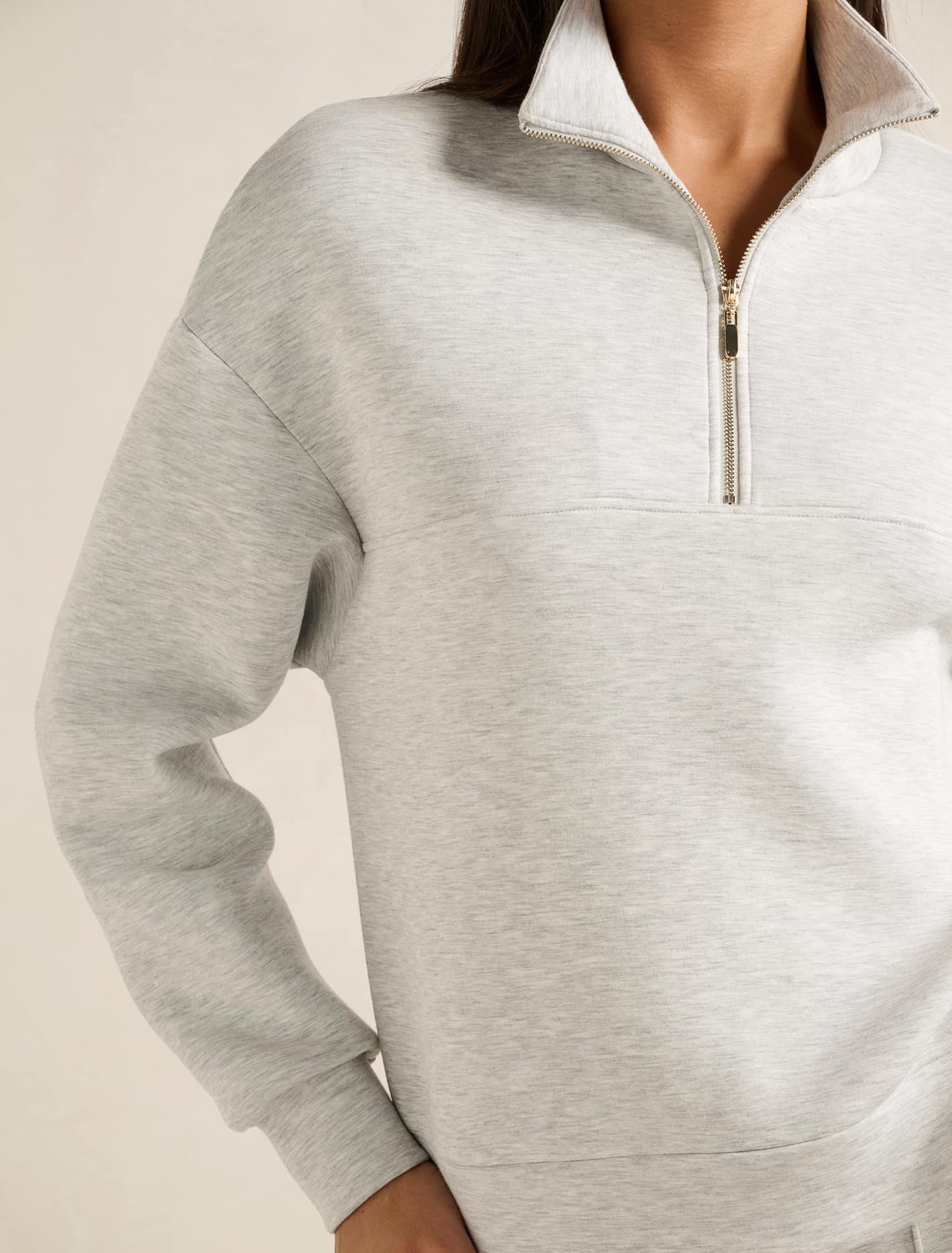 Lya Lounge Jumper Light Grey Marle