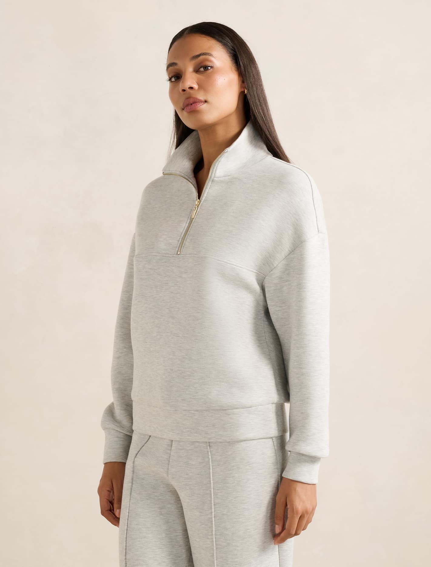 Lya Lounge Jumper Light Grey Marle