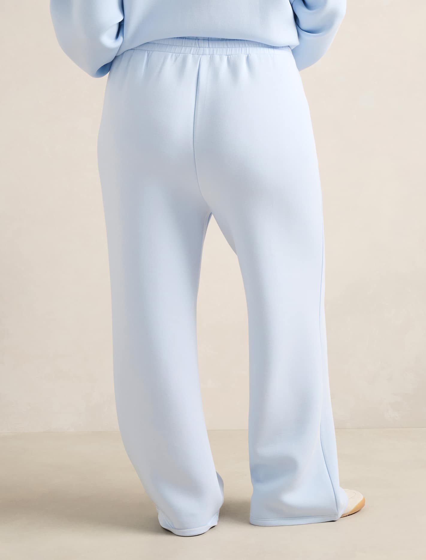 Tiana Curve Wide-Leg Track Pants Cloud Blue