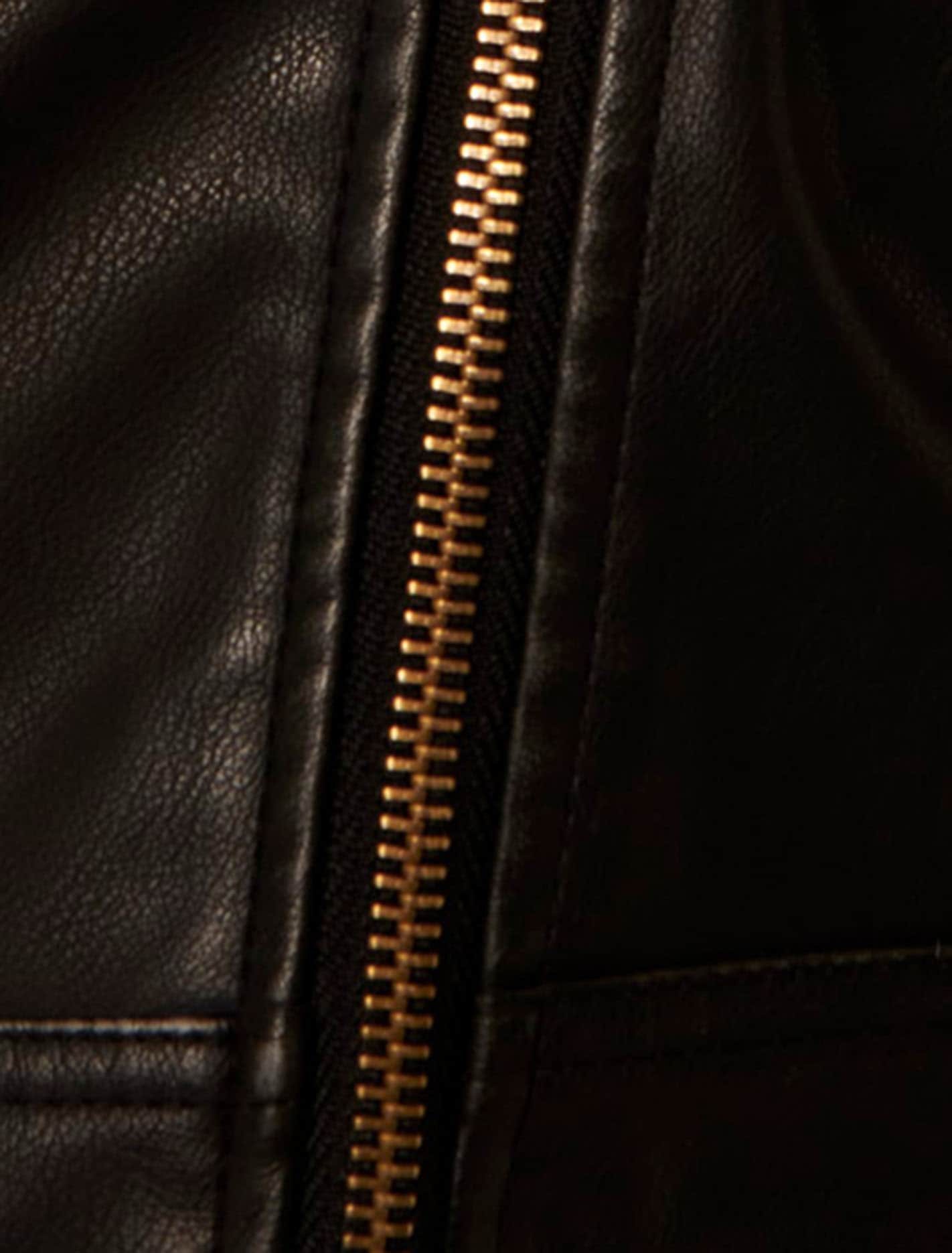 Dominique Girls Biker Jacket Onyx Black