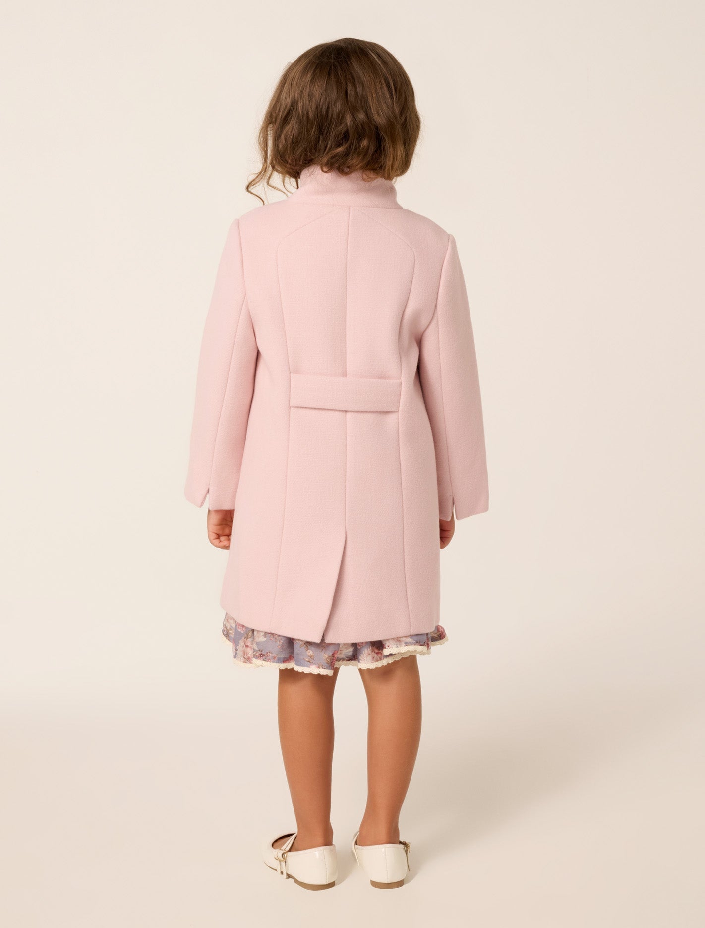 Susana Girls Wrap Coat Pink Blossom
