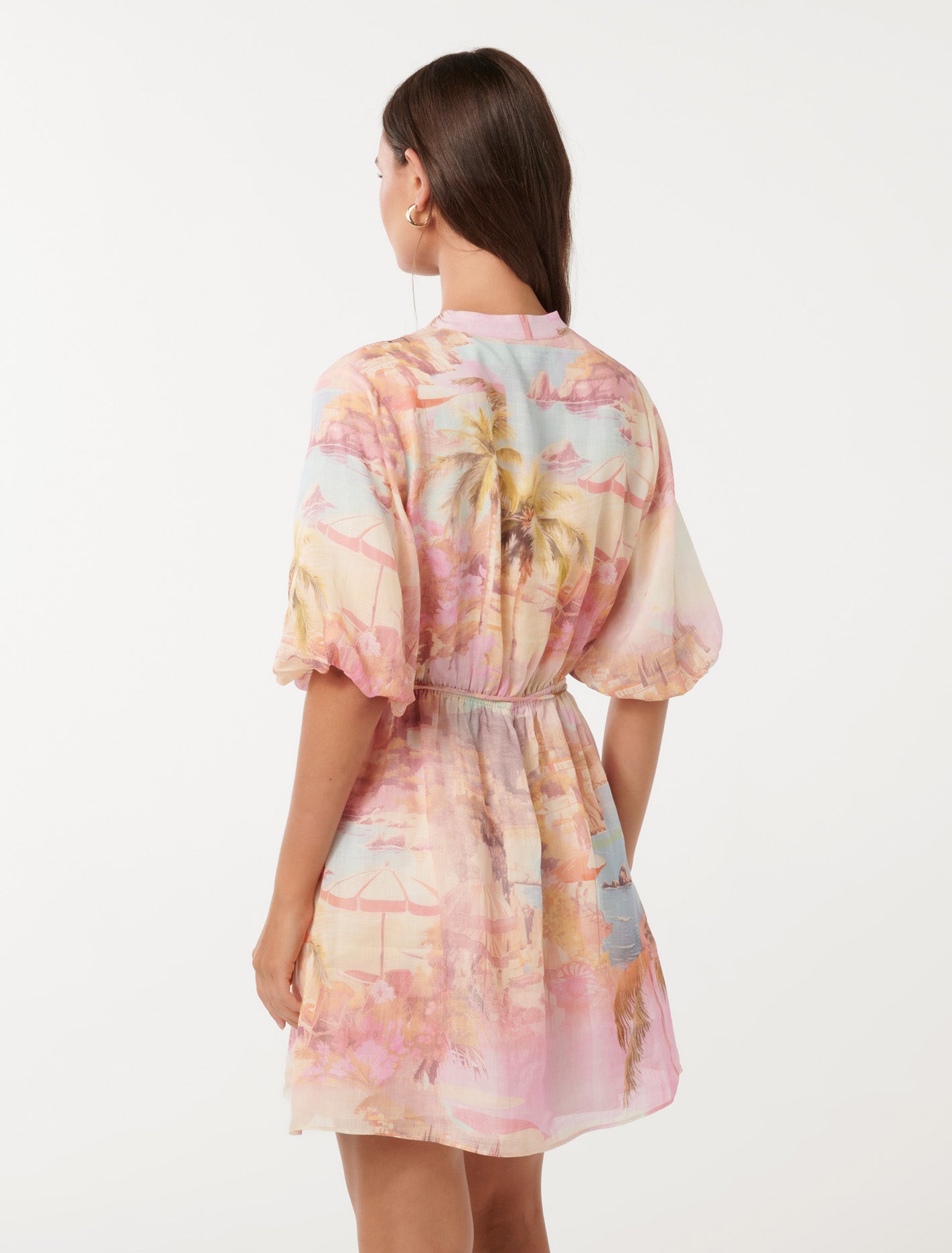 Franny Mini Shirt Dress Soft Italian Holiday