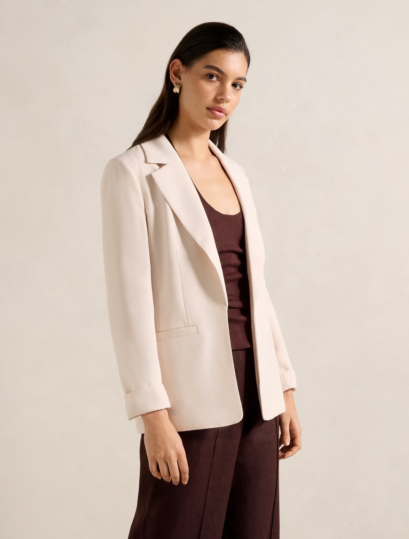 Dylan Boyfriend Blazer Quicksand
