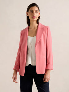 Dylan Boyfriend Blazer Pink Rose