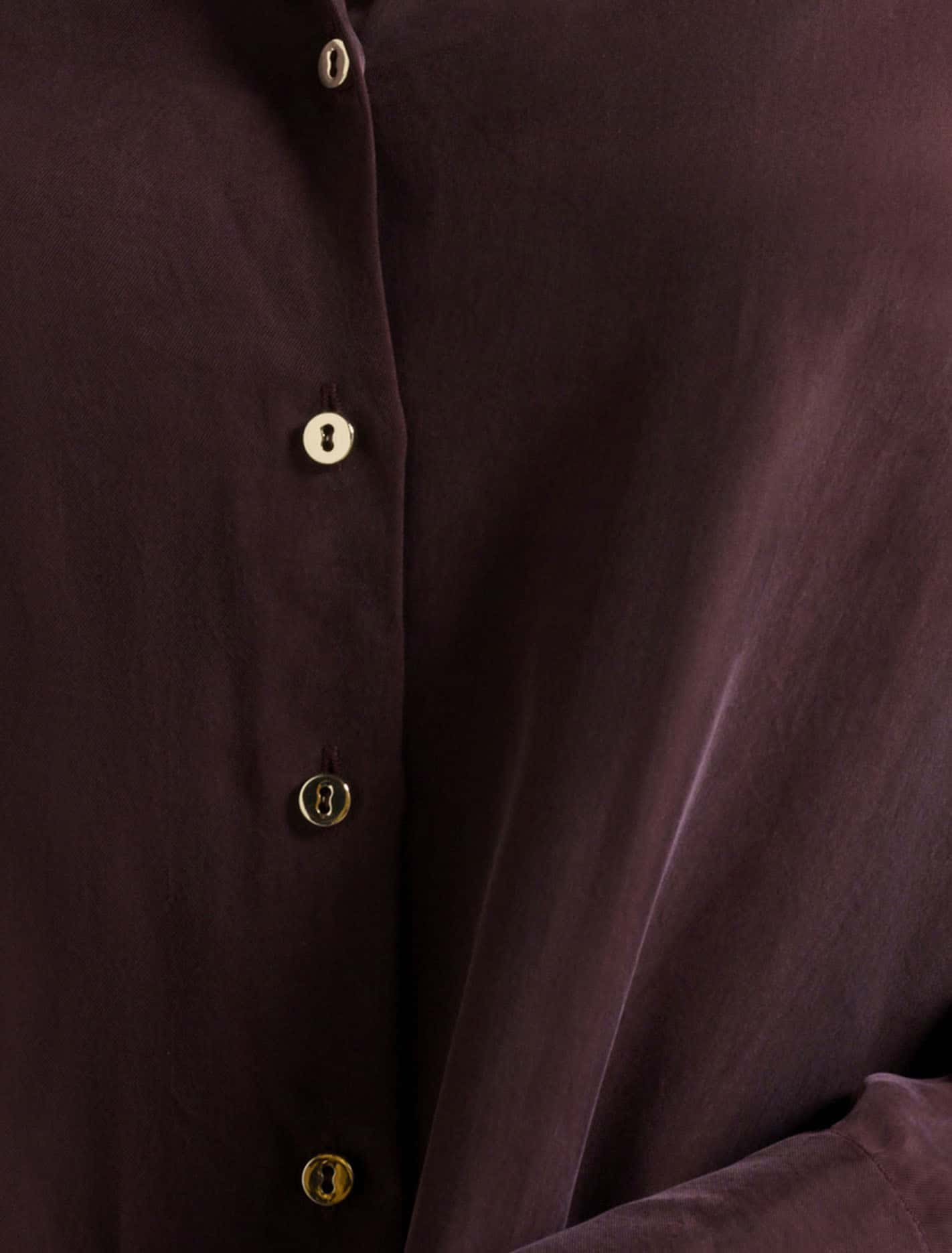 Bonnie Curve Cupro Shirt Elderberry Co-ord