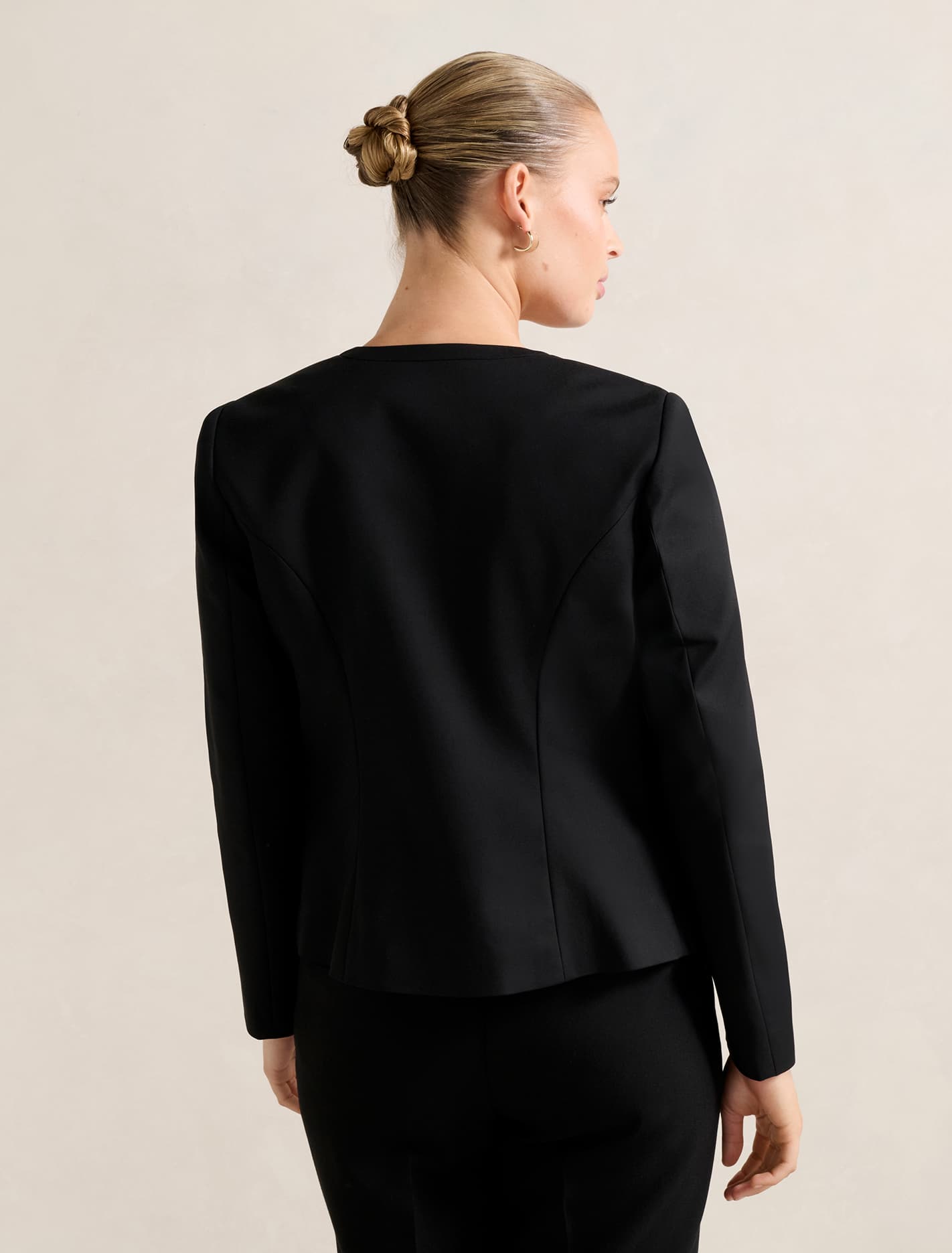 Farrah Fitted Blazer Black