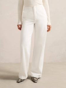 Beth Wide Leg Jean Porcelain