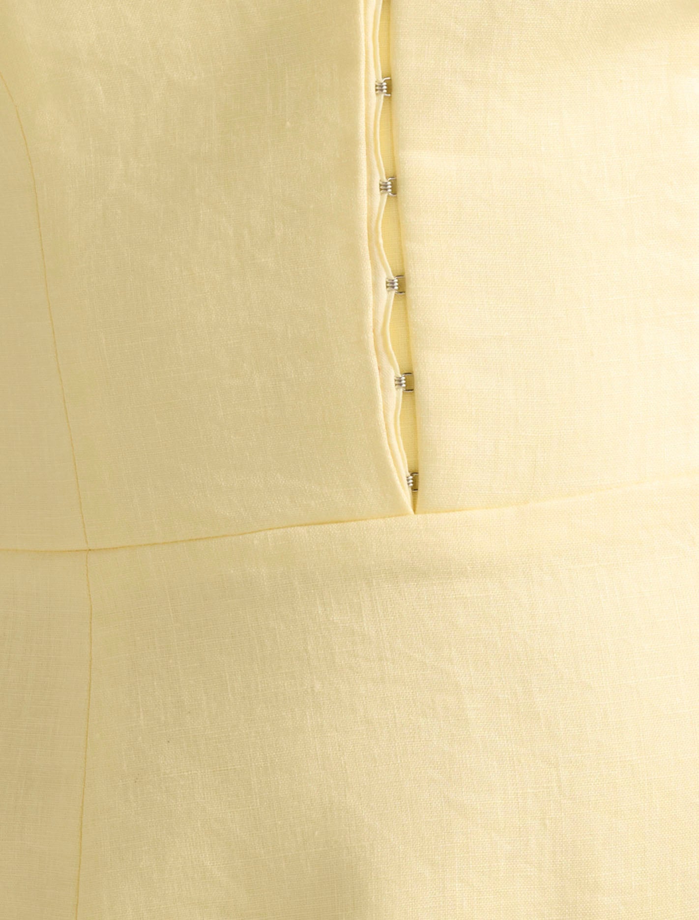 Ricki Linen Halter Mini Dress Spring Daffodil