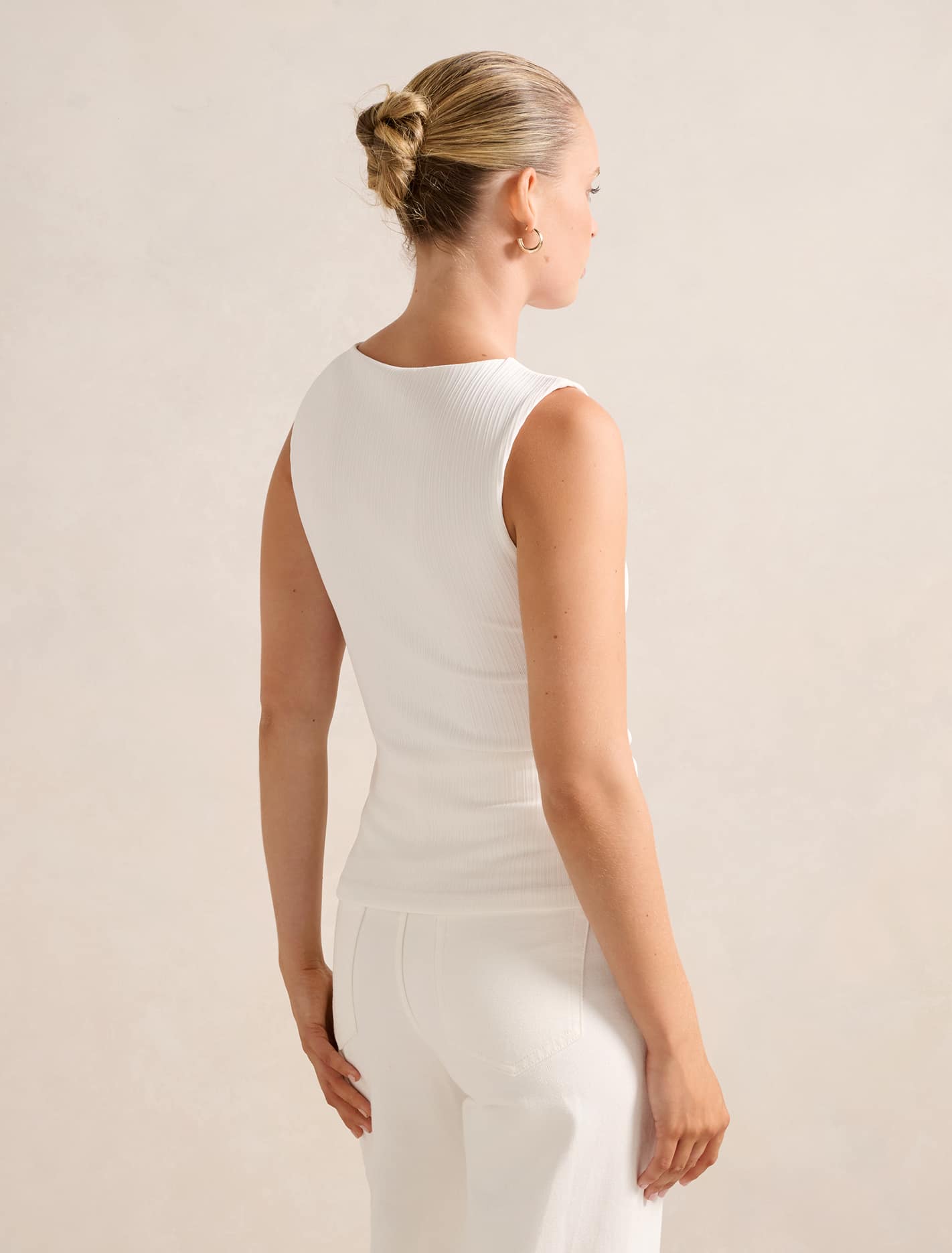 Frankie Boat Neck Tank Porcelain