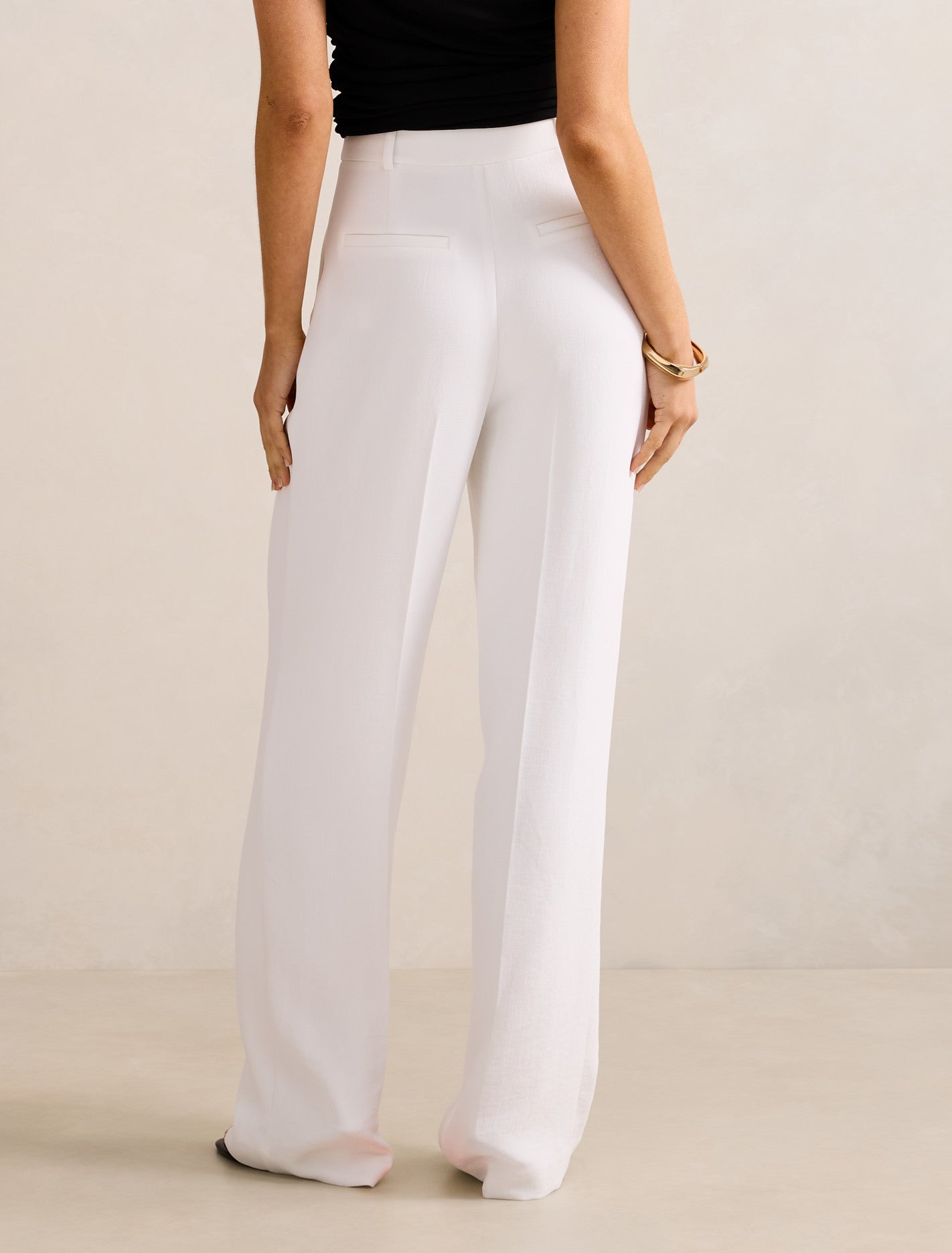 Dahlia Straight Leg Pant Porcelain