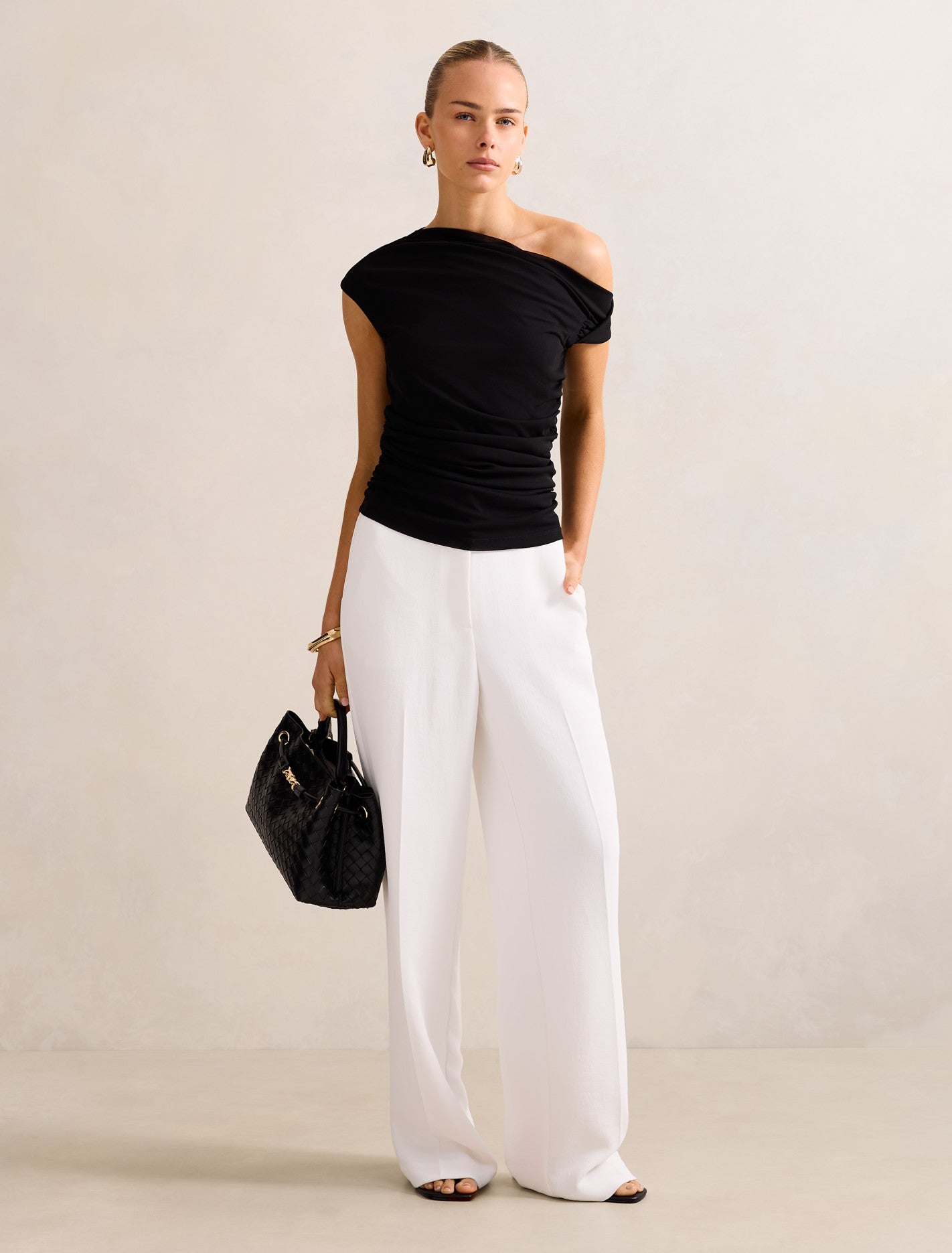Dahlia Straight Leg Pant Porcelain