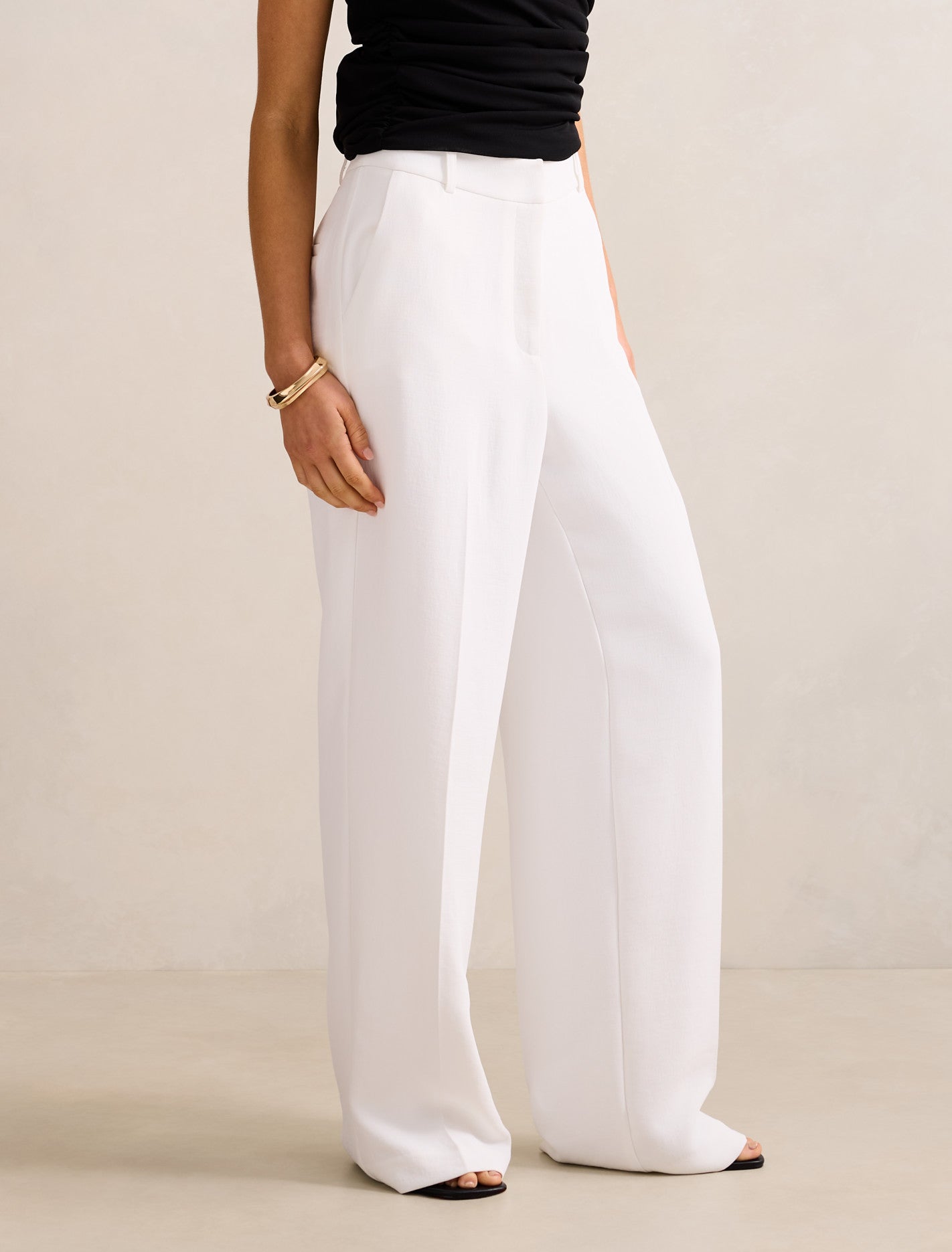 Dahlia Straight Leg Pant Porcelain