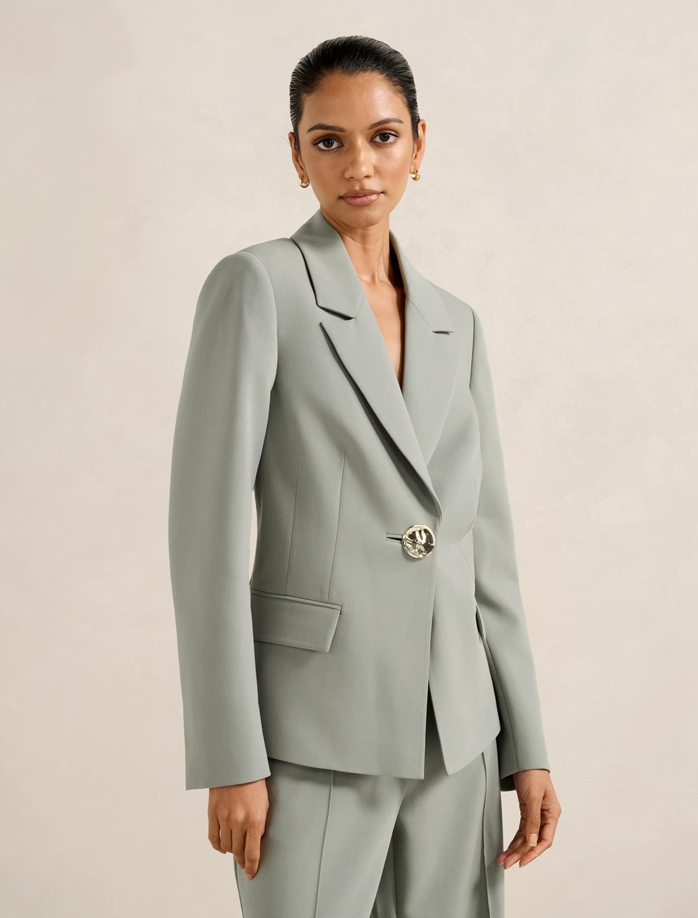 Posey Petite Blazer Shadow Suit