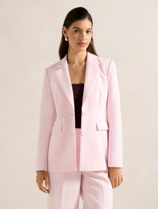Haisley Nipped Waist Blazer Cherry Blossom Suit
