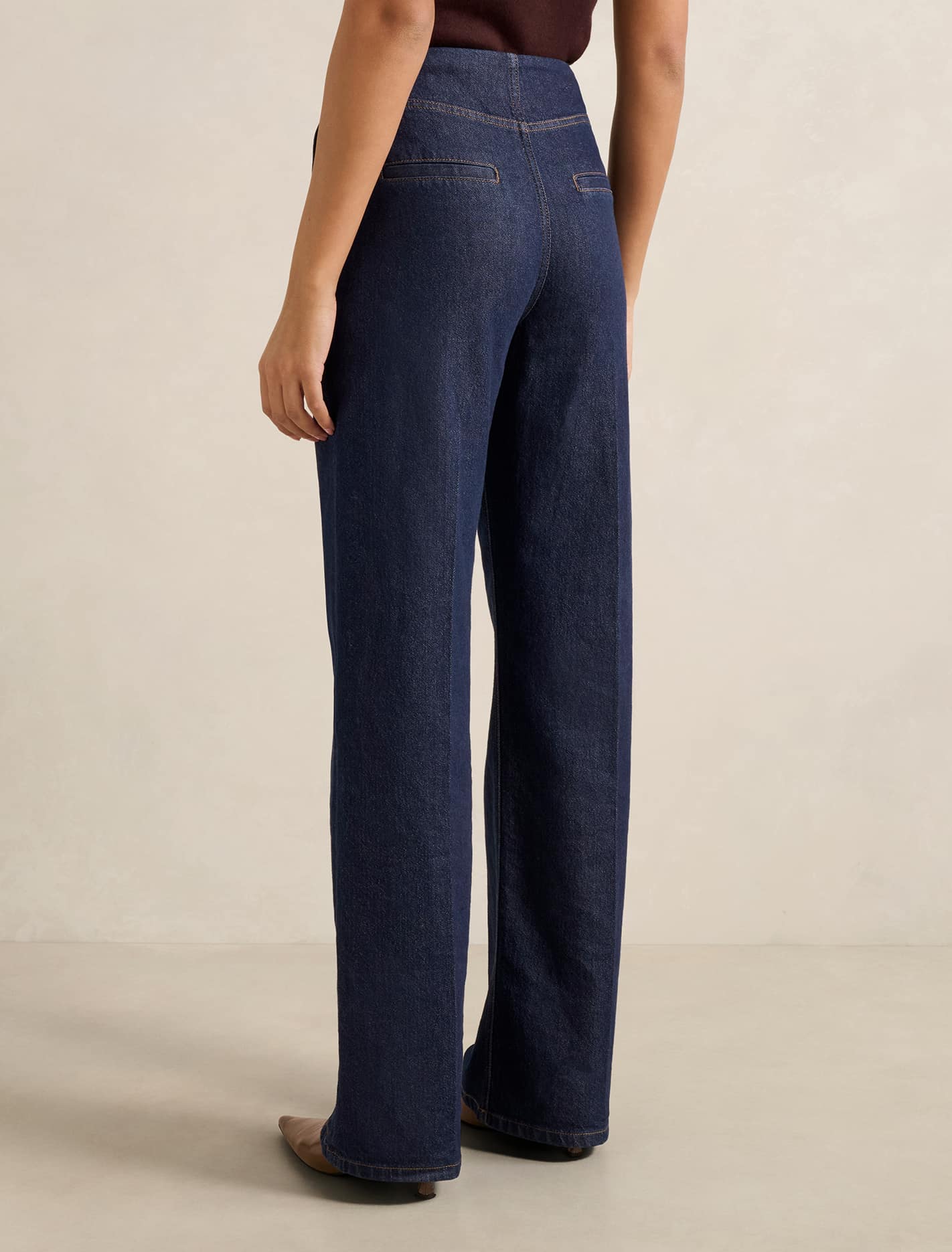 Beth Wide Leg Jeans Dark Wash