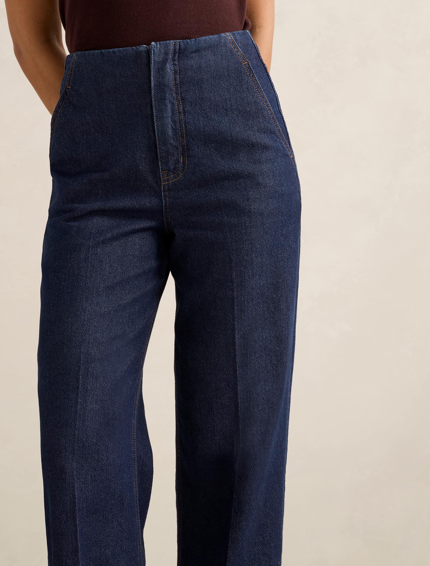 Beth Wide Leg Jeans Dark Wash