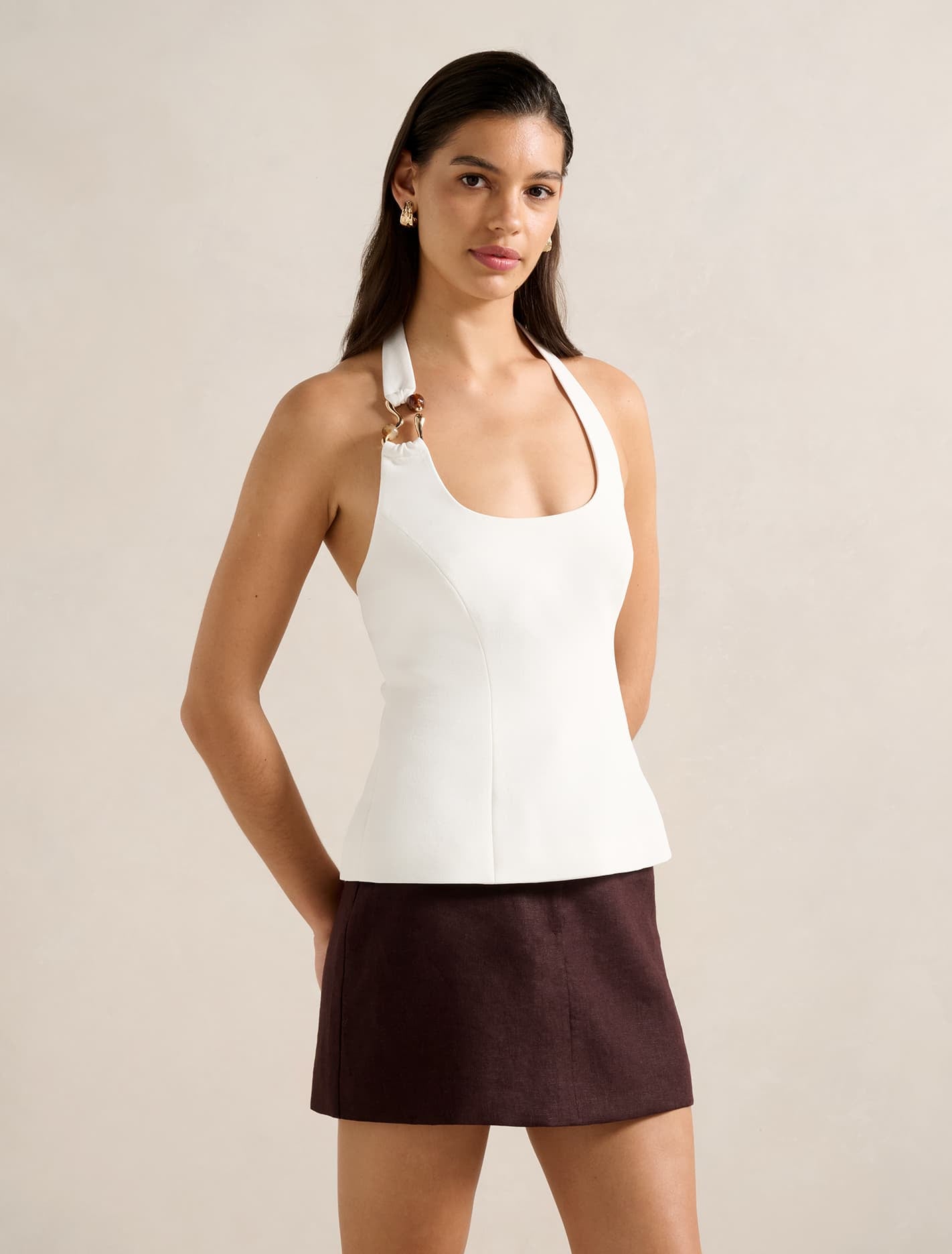 Dina Hardware Detail Top Porcelain