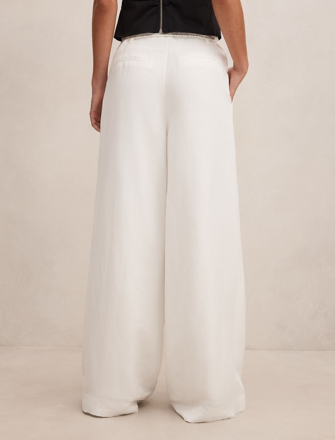 Myla Wide Leg Pants Porcelain