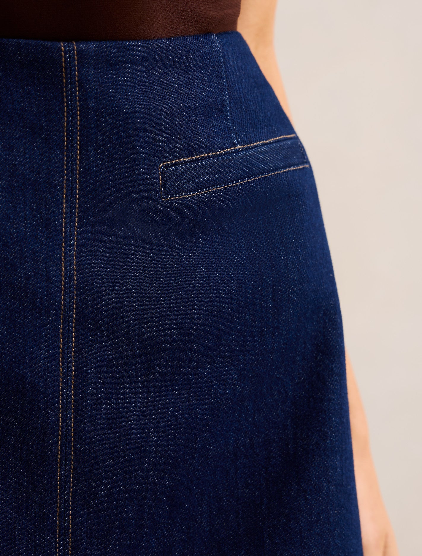 Cassie Denim Skirt Dark Wash Co-ord