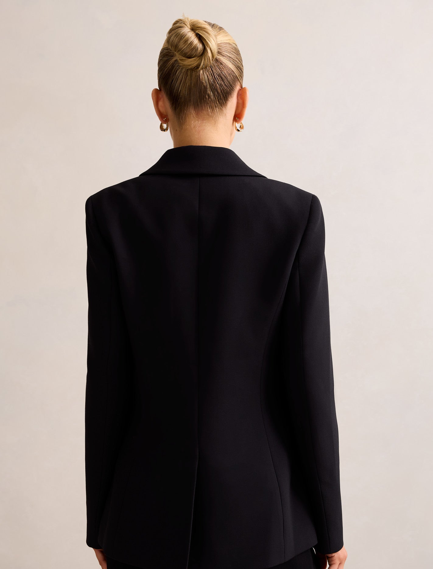Victoria Single Breasted Blazer Black