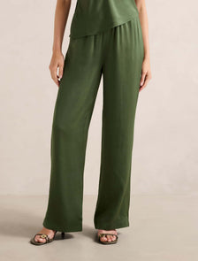 Skyler Wide Leg Pants Thyme Co-ord