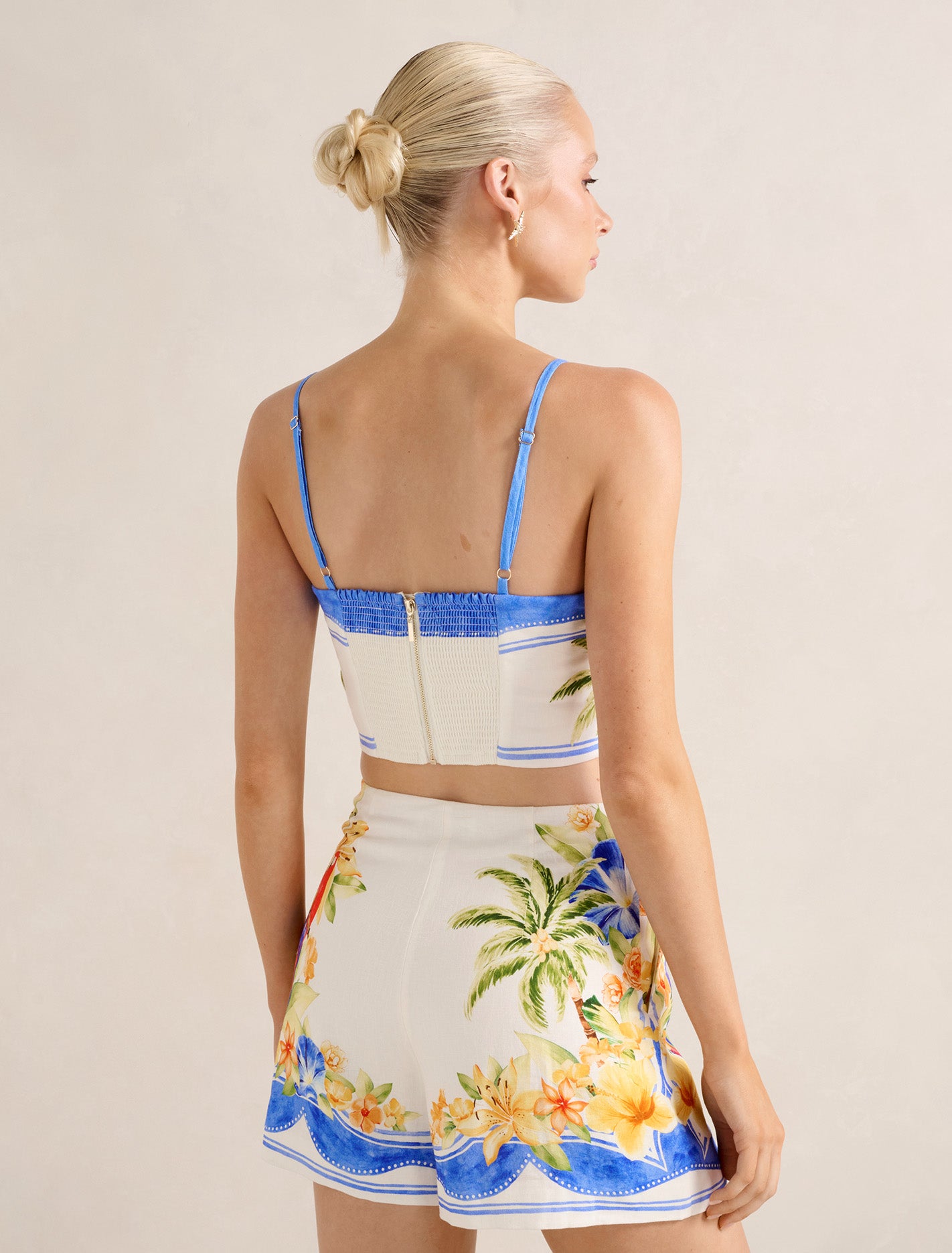Astrid Cropped Top Antigua Co-ord