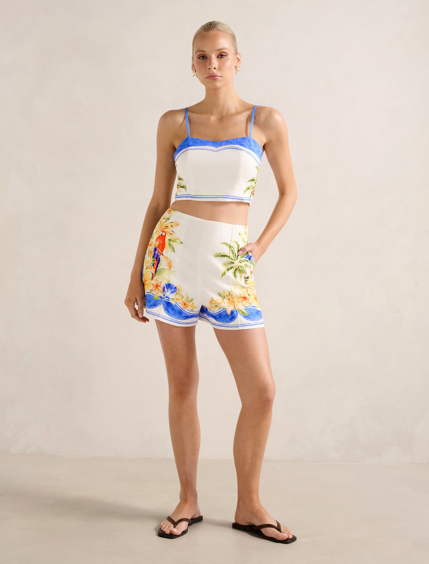 Astrid Linen Shorts Antigua Co-ord