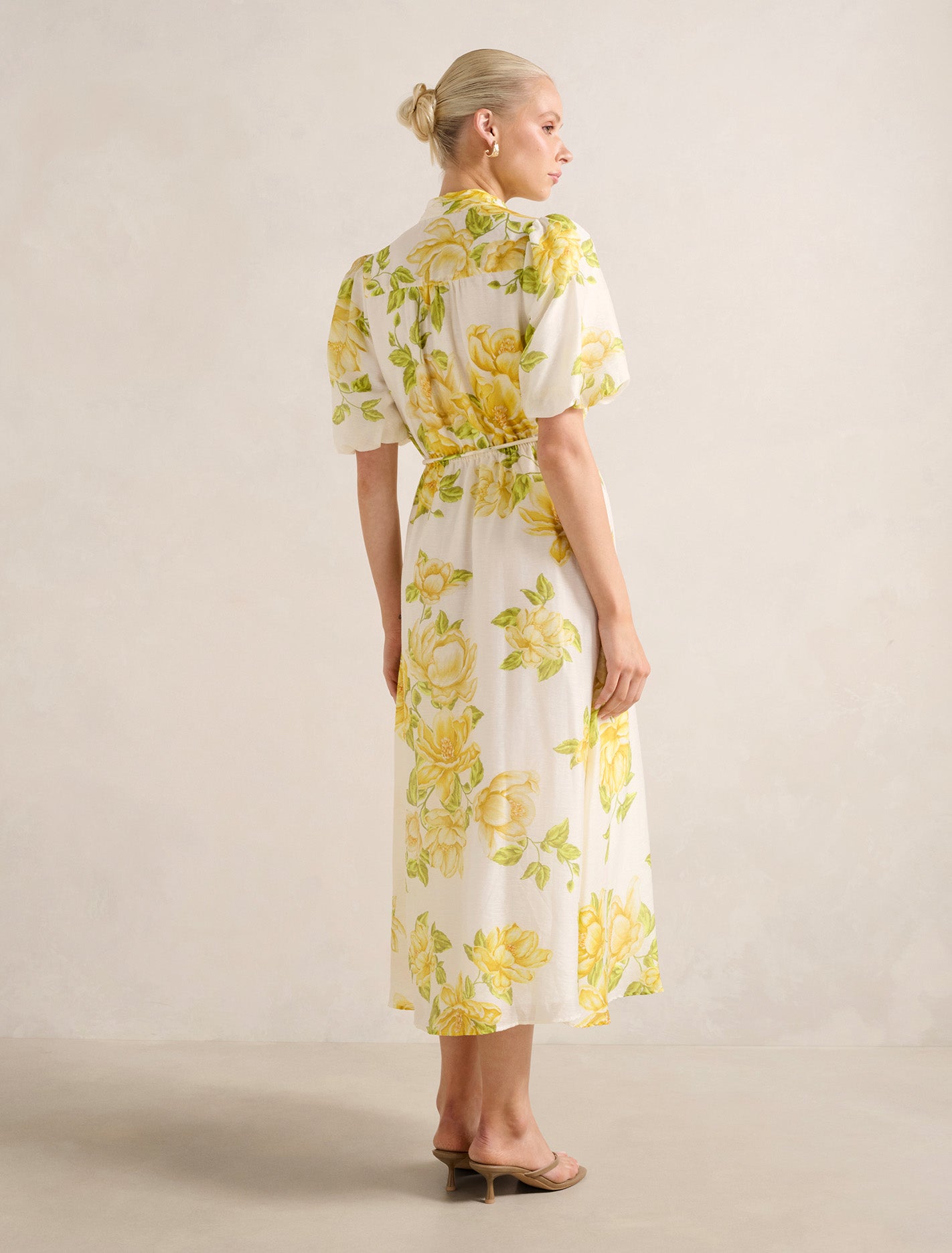 Macey Printed Midi Dress Villa Floral
