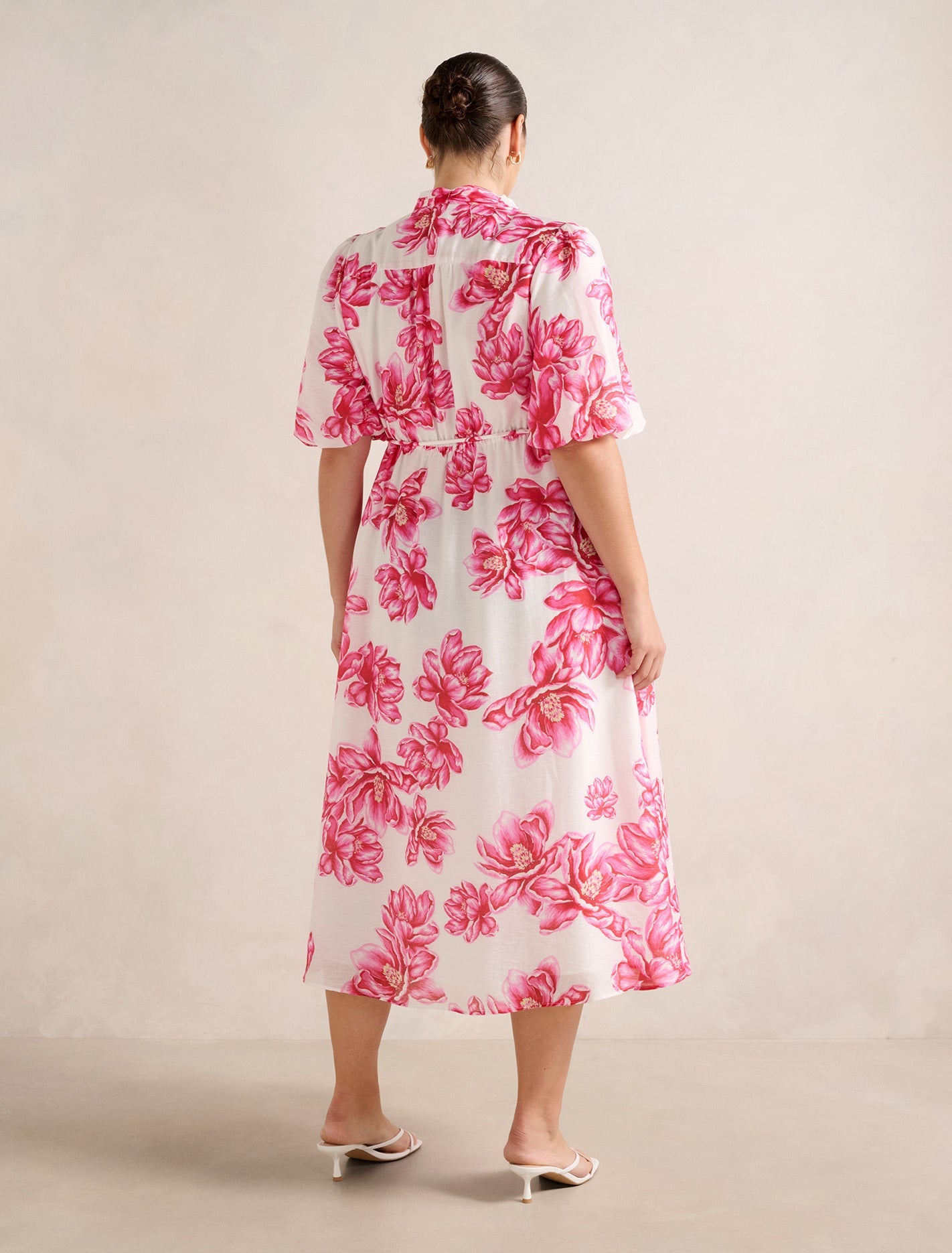 Macey Curve Printed Midi Dress Zila Floral